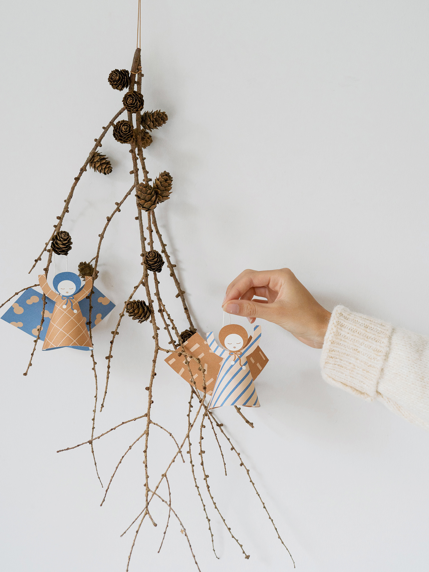 BODE angels | six paper angel cards and Christmas ornaments