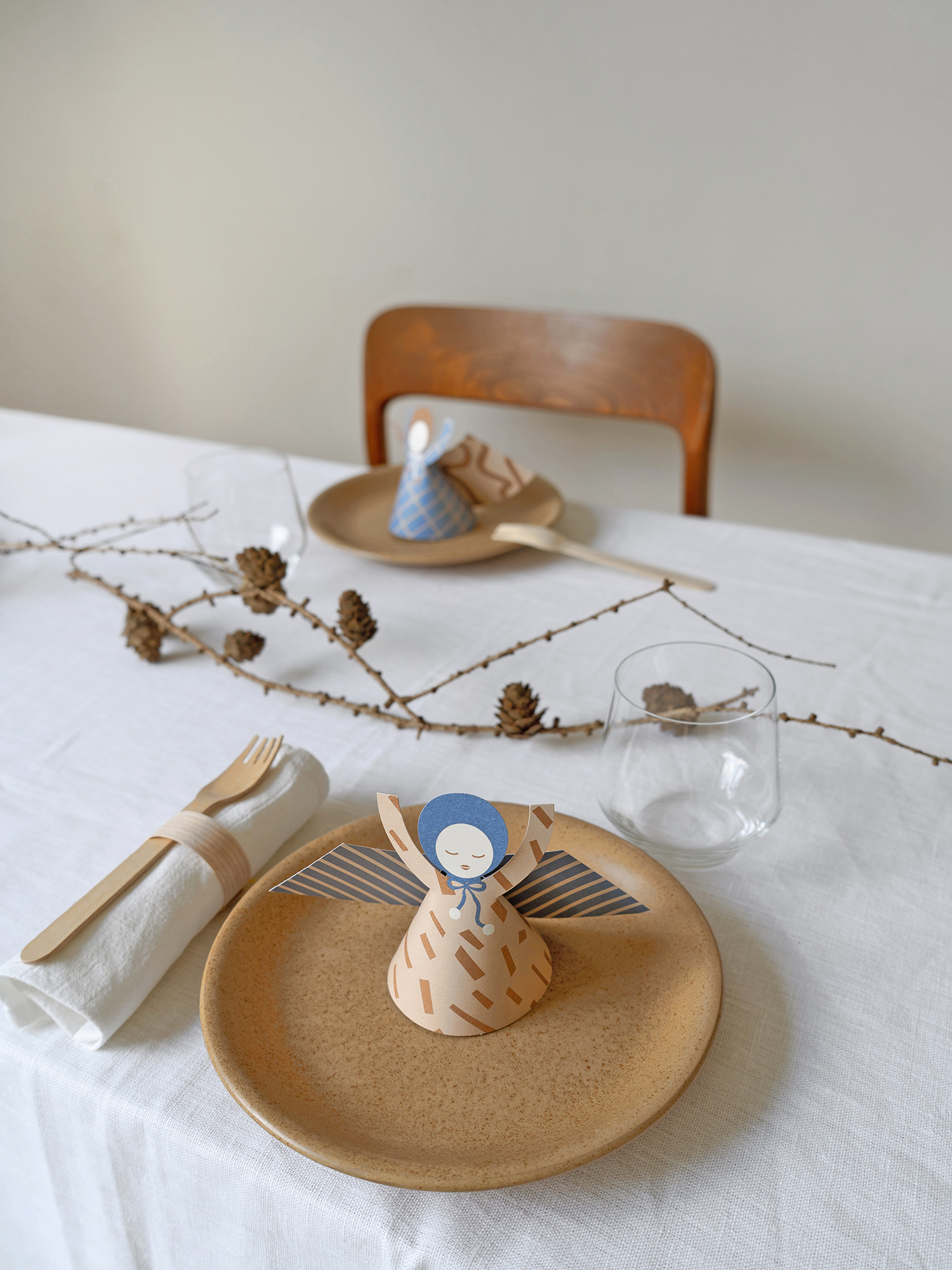 BODE angels | six paper angel cards and Christmas ornaments