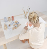 FIELD white large - white | twelve white paper flowers DIY kit