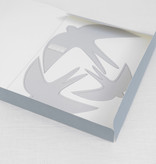 SVERM large | three grey cardboard swallows for the wall