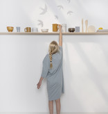 SVERM large | three grey cardboard swallows for the wall