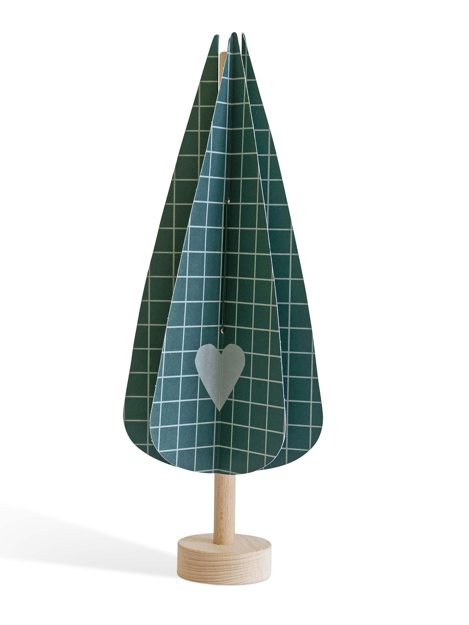 CYPRESS tree - dark green | DIY paper tree with wooden trunk