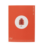 OAK tree - red  | eikenboompje van papier met houten stam, DIY set