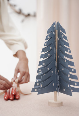 Fir tree - dark blue