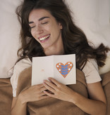 HEART card snowball – light pink