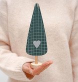 CYPRESS tree - dark green | DIY paper tree with wooden trunk