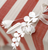 FIELD flowers – small white | four white paper flowers DIY kit