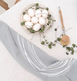 EGG tea towel | certified GOTS organic cotton kitchen towel with egg print