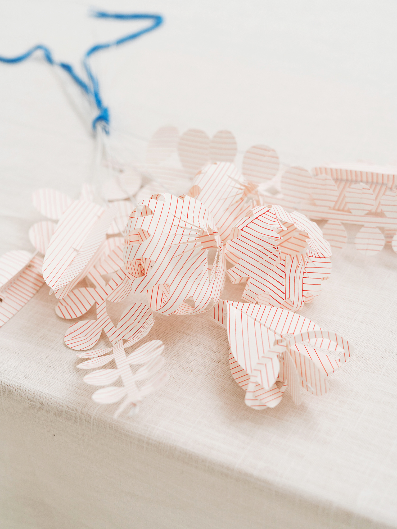 FIELD white large - white | twelve white paper flowers DIY kit