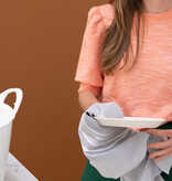 EGG tea towel | certified GOTS organic cotton kitchen towel with egg print
