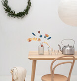 FIELD small - mix | six two-tone paper flowers DIY kit