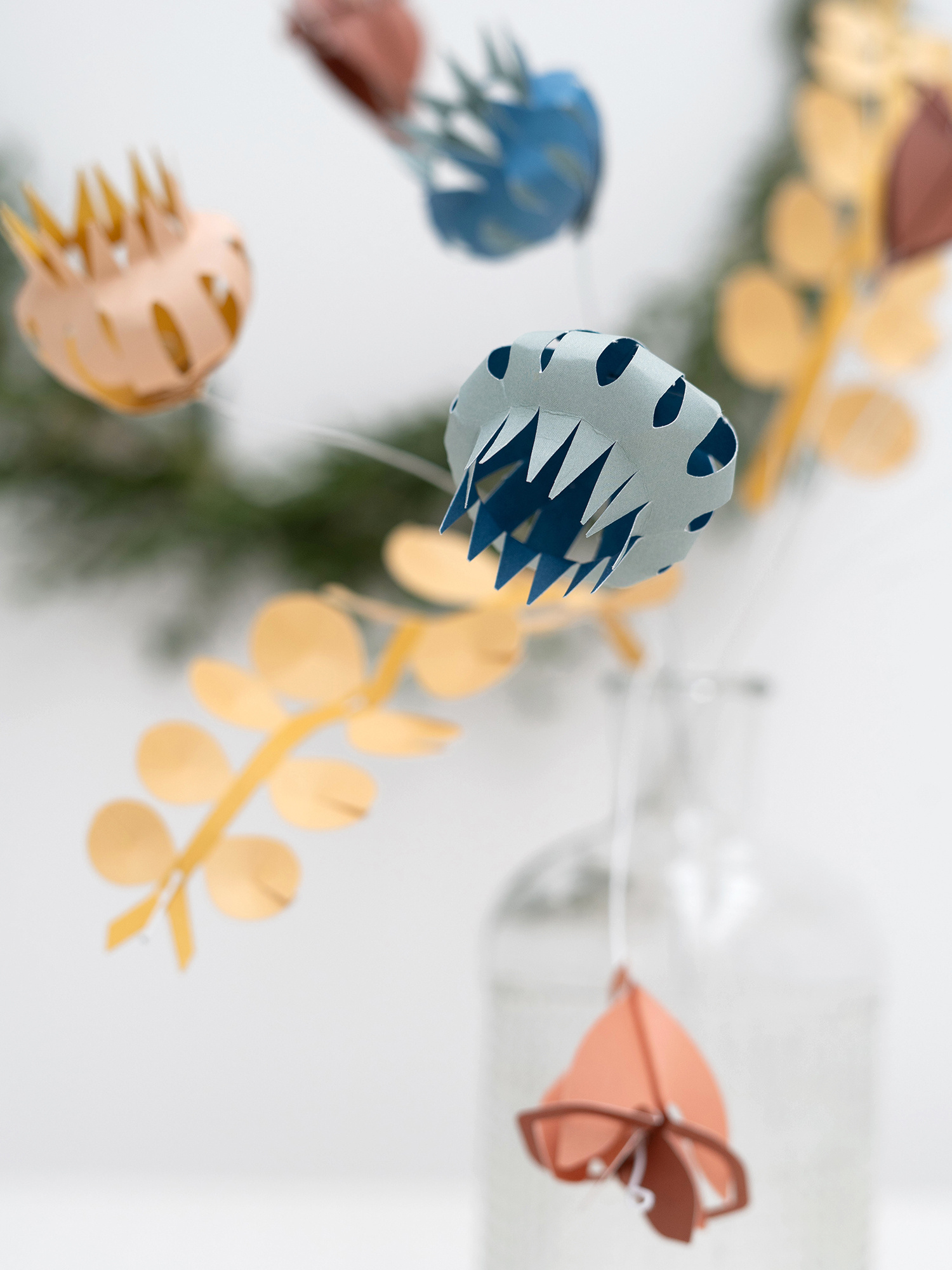 FIELD small mix | DIY set met 6 papieren bloemen