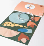 FIELD small - mix | six two-tone paper flowers DIY kit