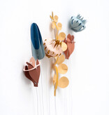 FIELD small mix | DIY set met 6 papieren bloemen