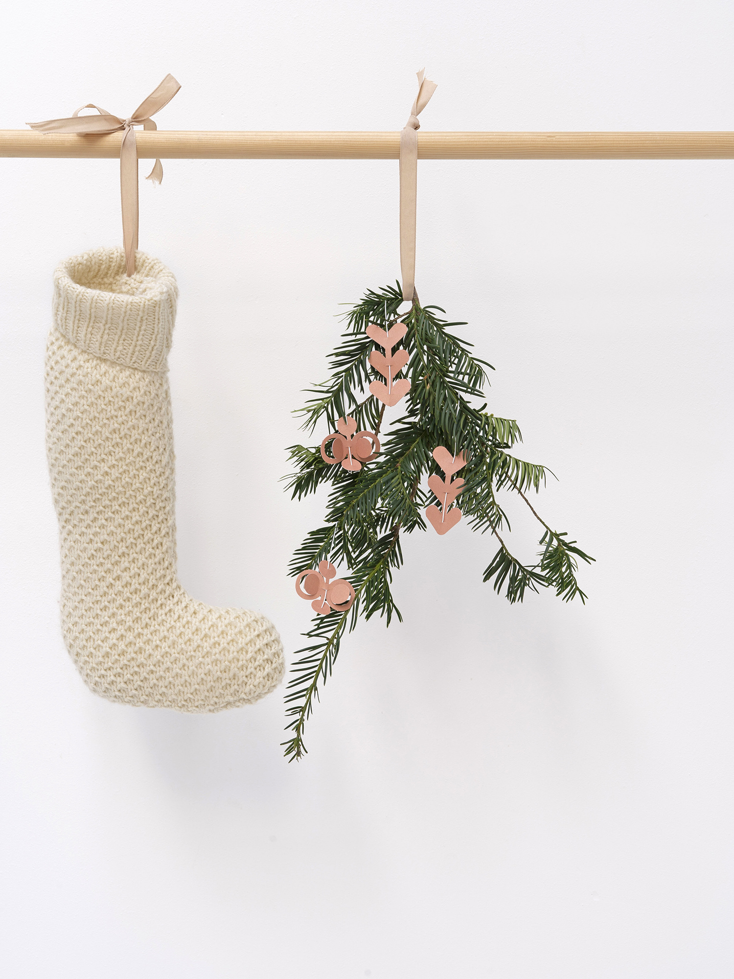 FOLK ornaments - terra-green | DIY set met 20 papieren folkloristische ornamenten