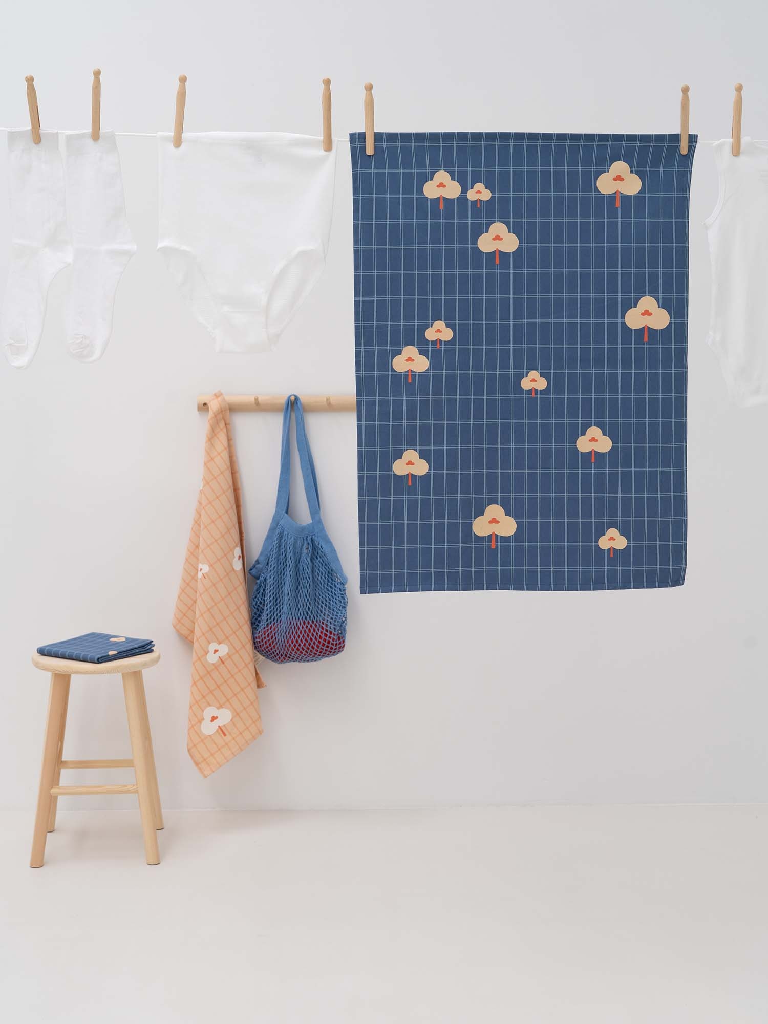 tea towel BLUE
