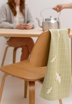 tea towel GREEN