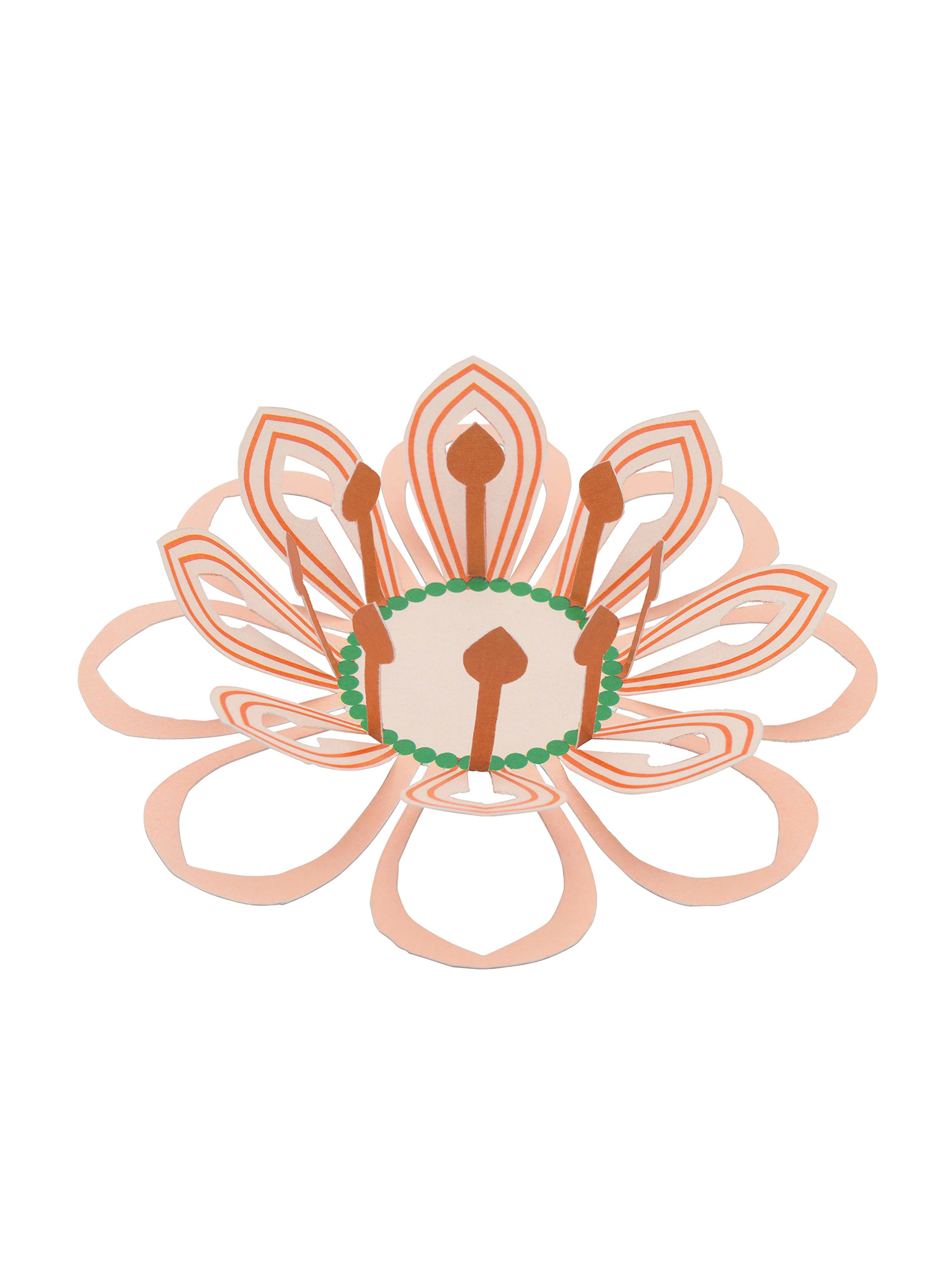 MAGIC flower festive | paper flower card that opens on water