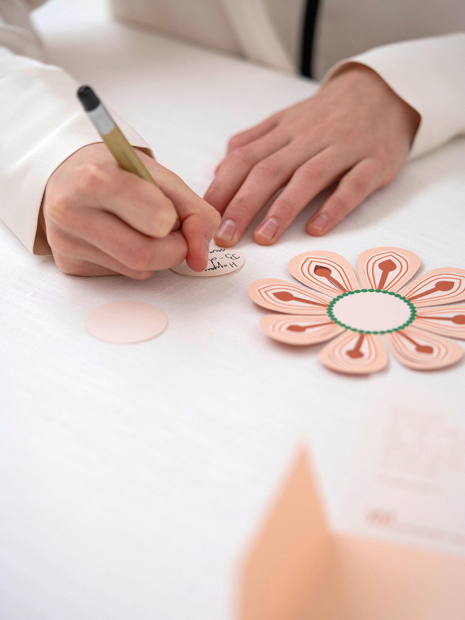 MAGIC flower festive | paper flower card that opens on water