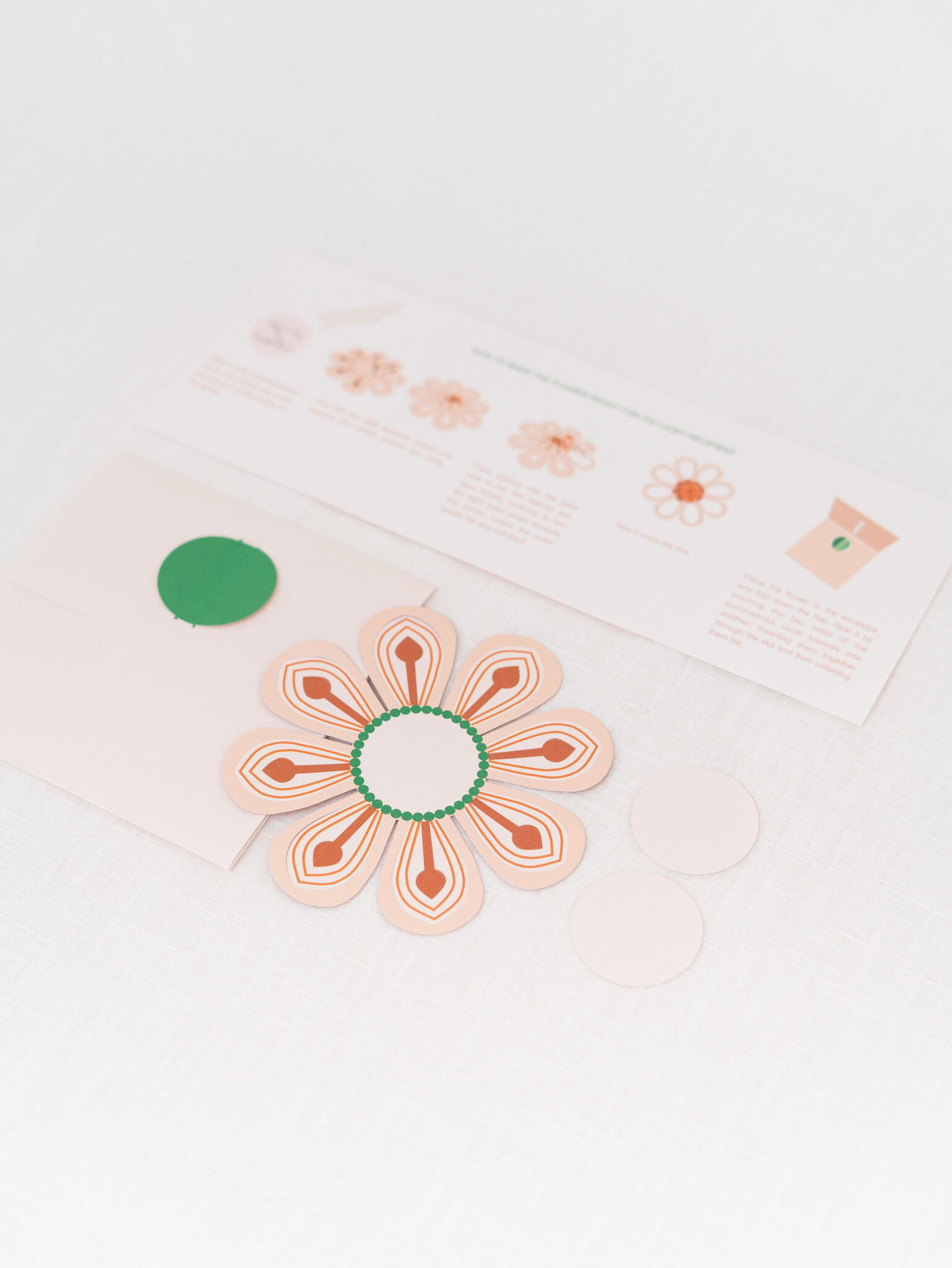 MAGIC flower festive | paper flower card that opens on water