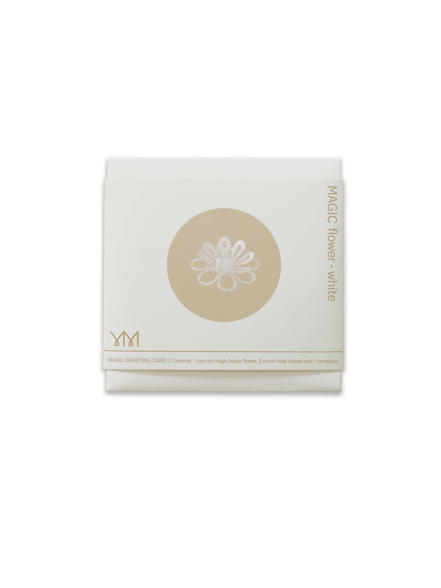 MAGIC flower white | papieren bloem die zich opent op water