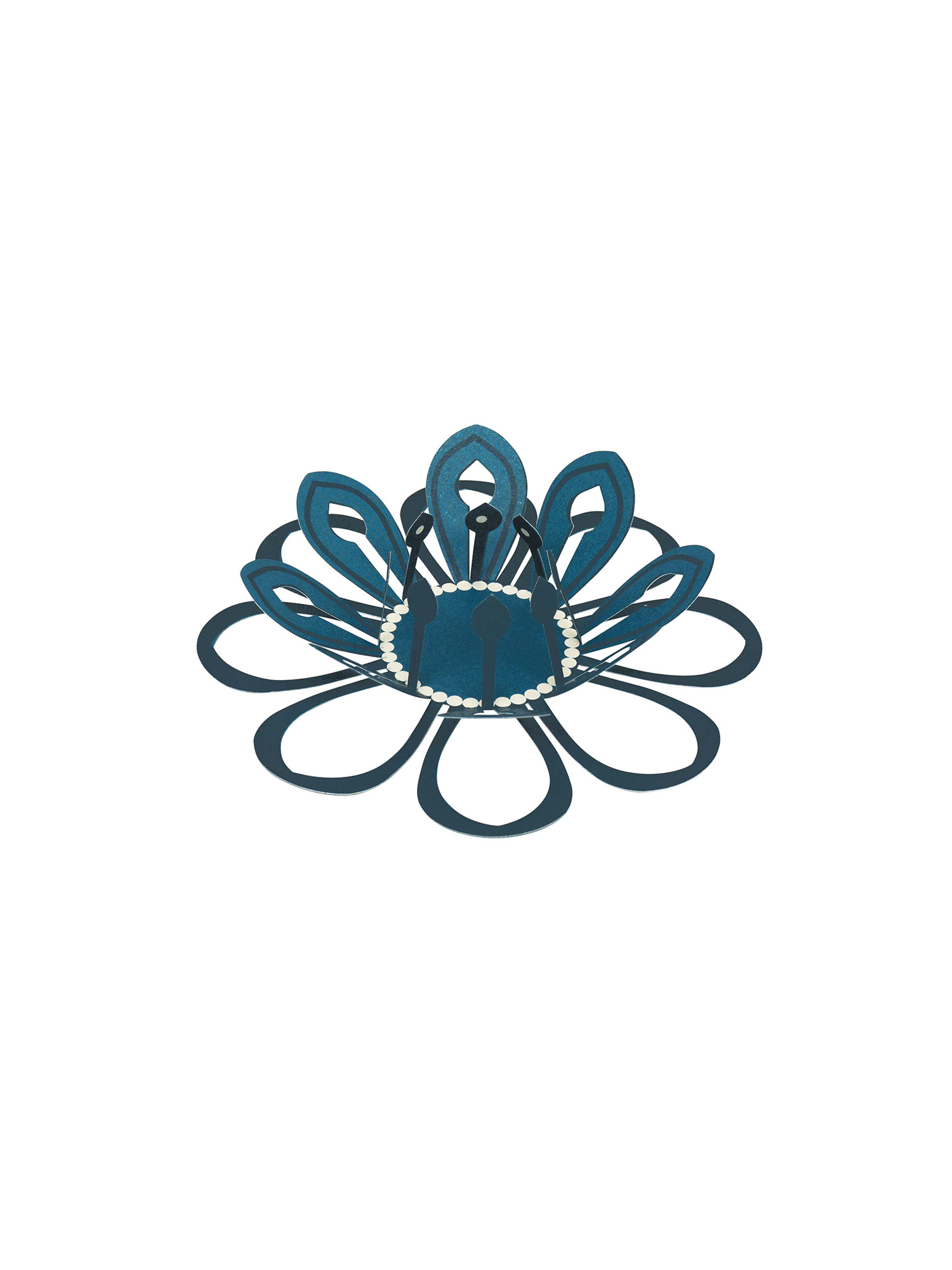 MAGIC flower antique | papieren bloem die zich opent op water