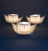 FLOAT - 3 lightboats | three floating paper candle boats for a light ritual