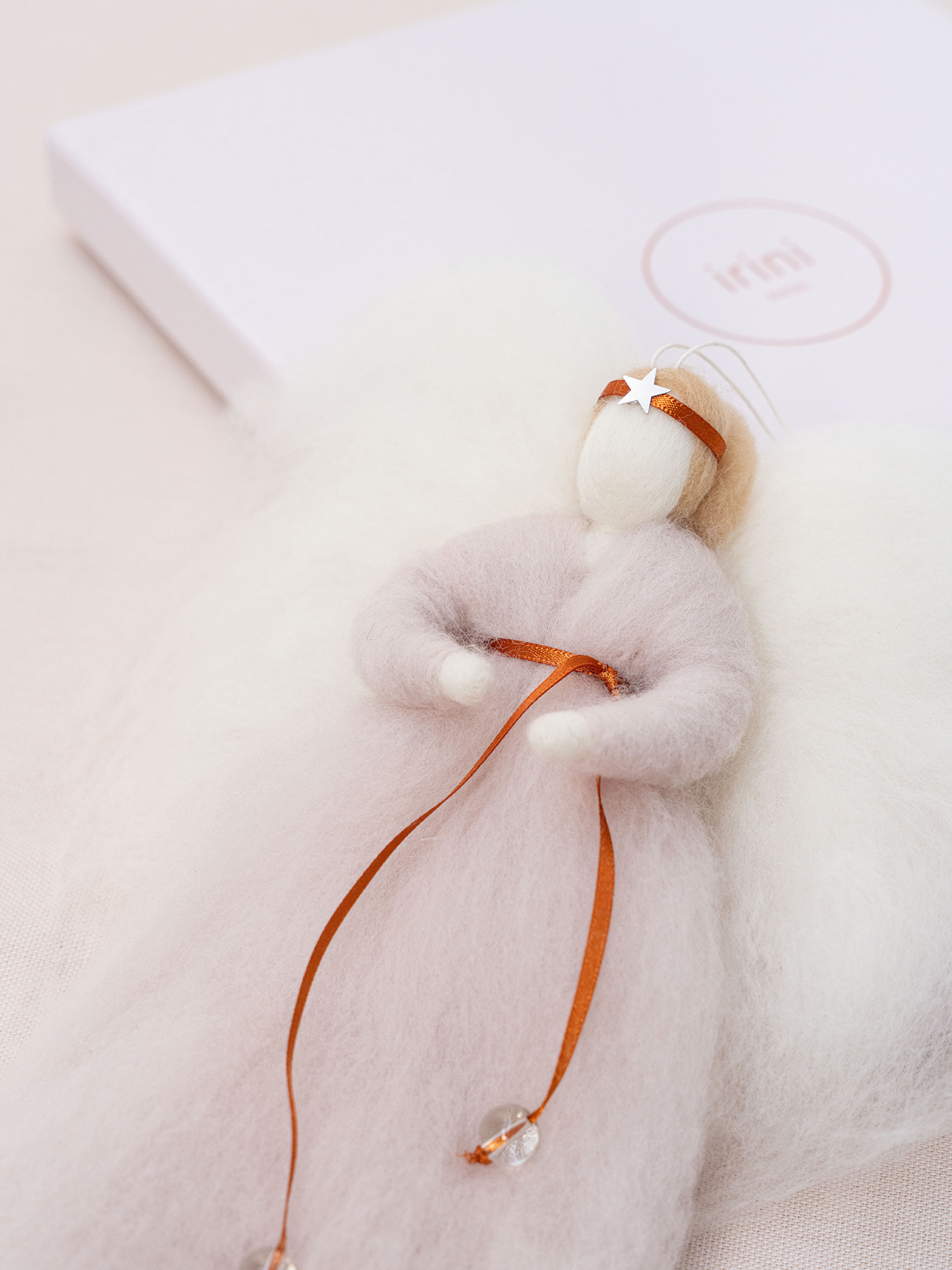 IRINI wool angel - soft pink