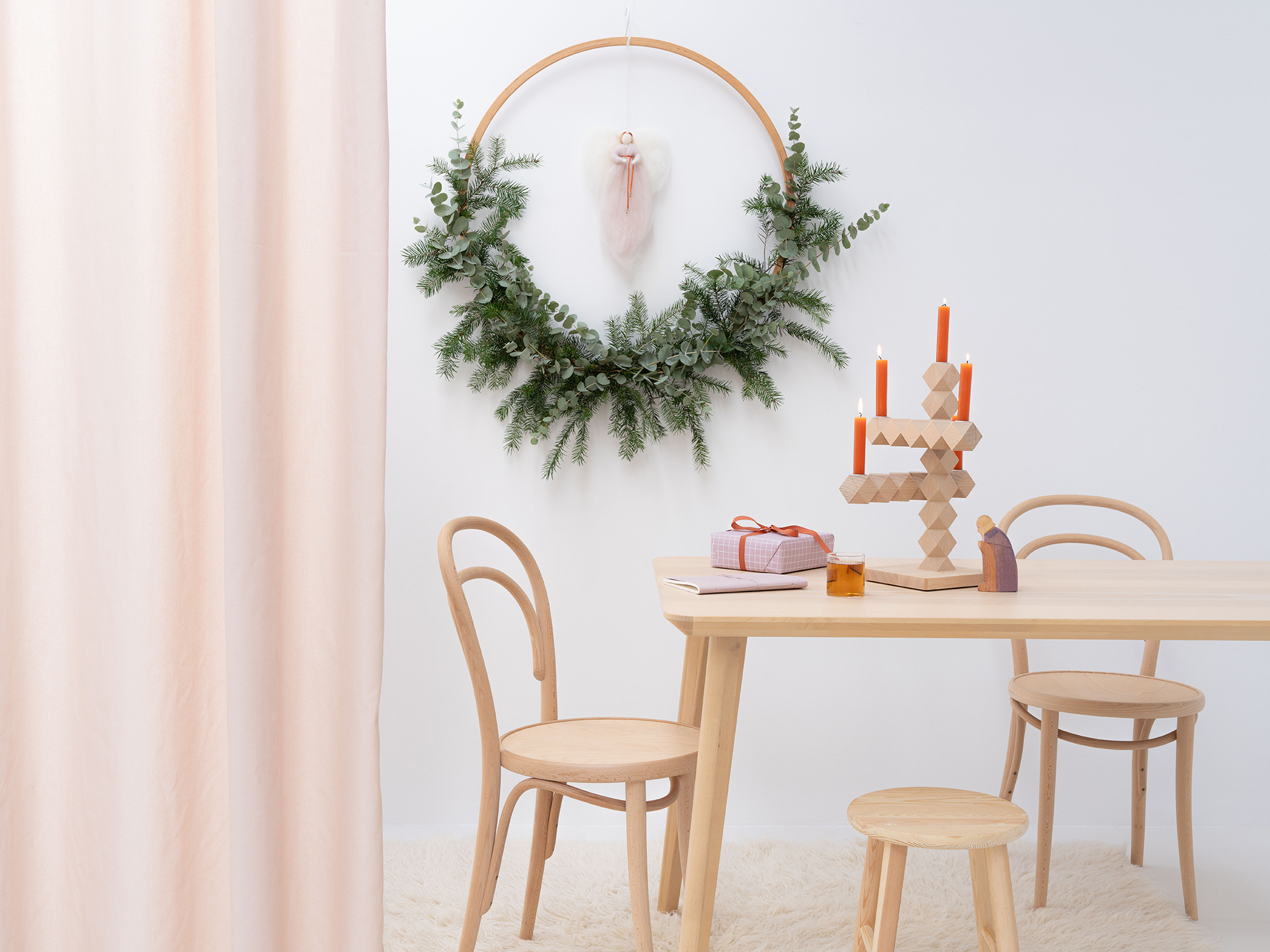 IRINI wool angel - soft pink