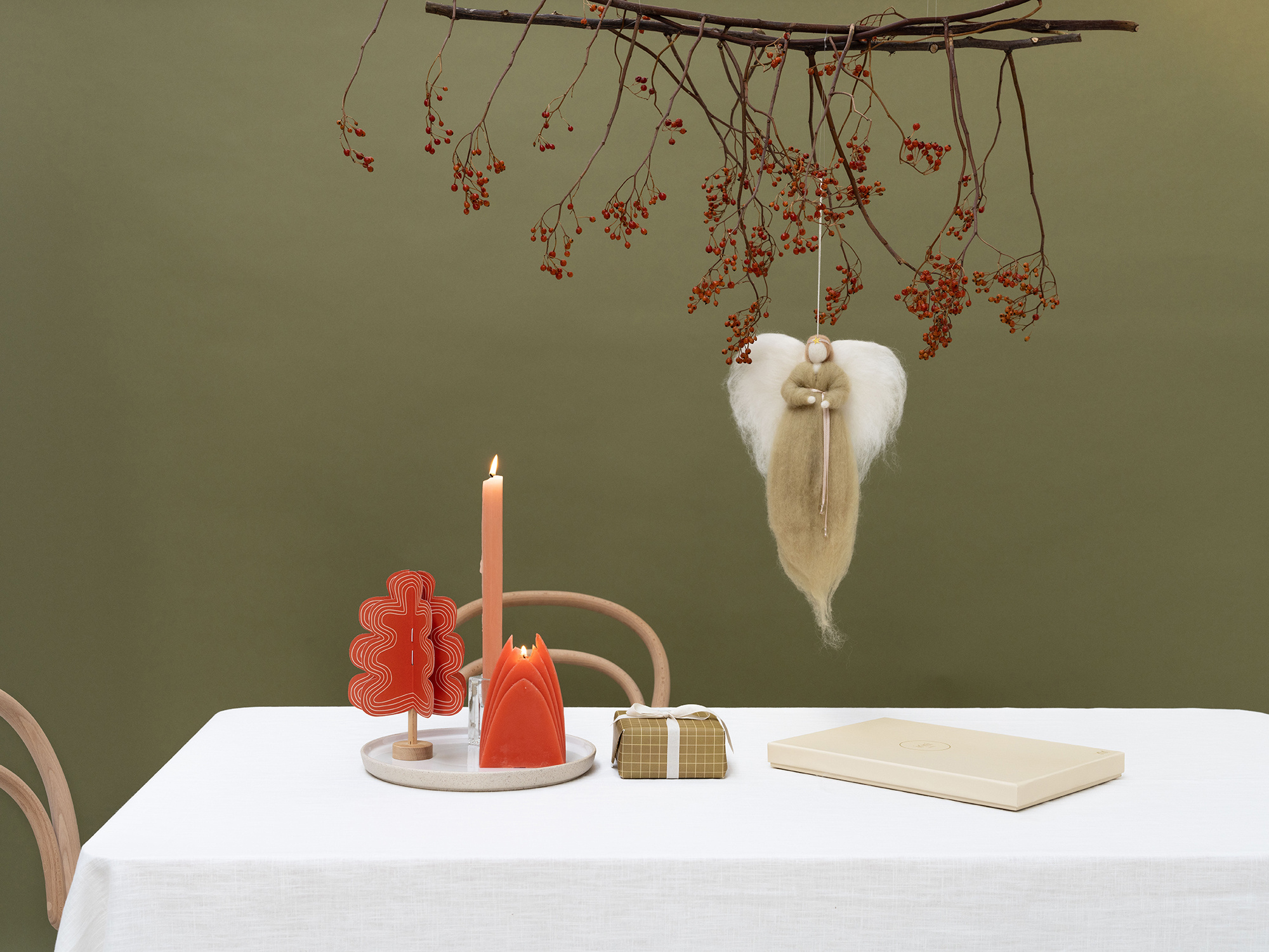 IRINI - wool angel khaki