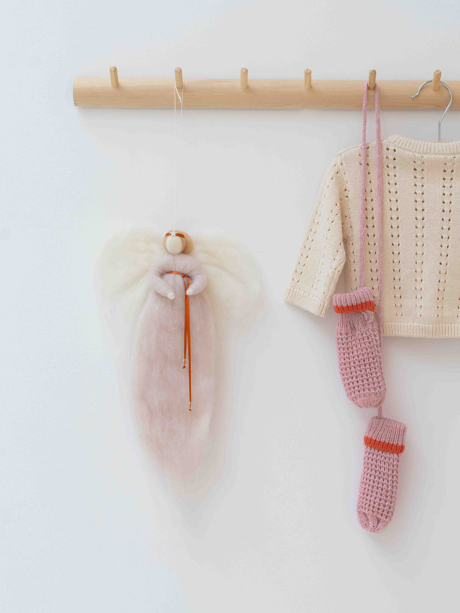 IRINI wool angel - soft pink