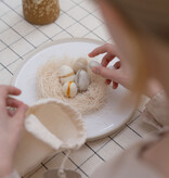 NEST neutral | seven felted merino wool eggs for Easter
