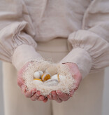 NEST neutral | seven felted merino wool eggs for Easter