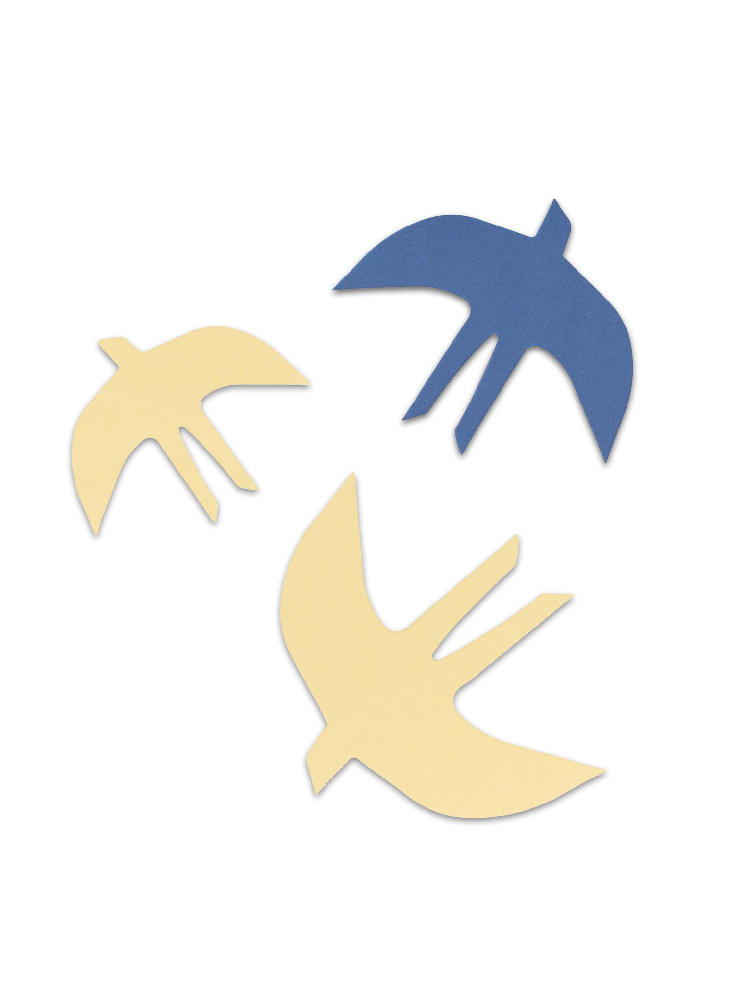 SVERM wall birds - bright (set van 3)