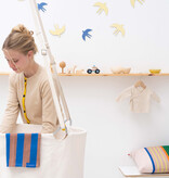SVERM wall birds - bright | 3 kartonnen muurzwaluwen met aan 2 kanten kleur