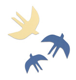 SVERM wall birds - bright (set van 3)