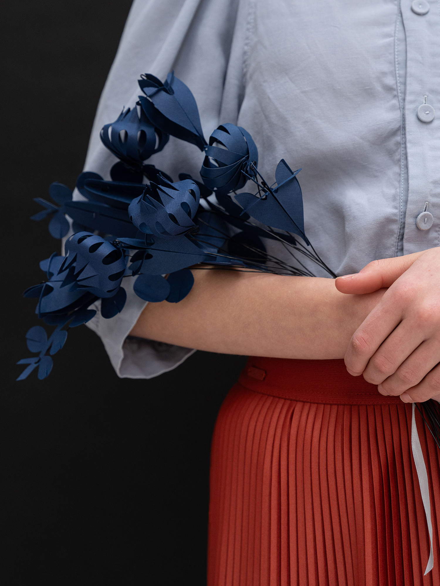 FIELD  flowers small - dusk blue