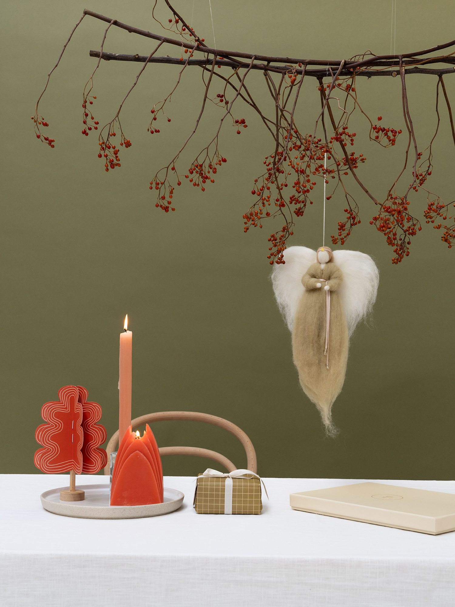 IRINI wool angel - khaki