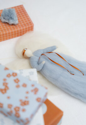 IRINI wool angel - soft blue