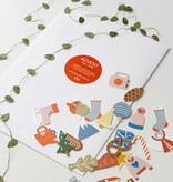 ADVENT tree - REFILL | update ornamentjes + blaadjesslinger voor advent tree