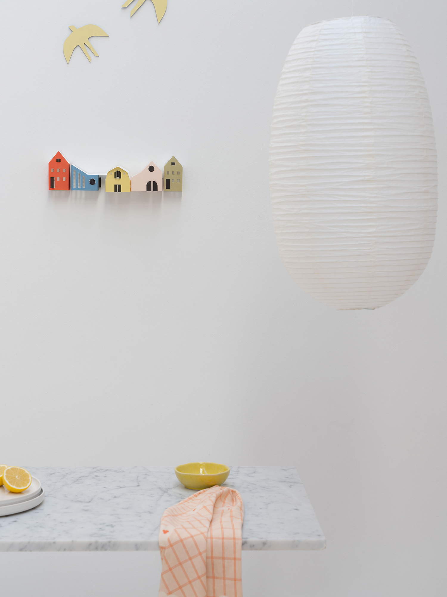 Jurianne Matter NOOK tiny houses  - bright:  5 papieren huisjes in vrolijke kleuren, DIY set