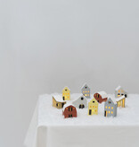 Jurianne Matter NOOK tiny houses  - natural: 5 papieren huisjes in DIY set