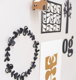 FOLK ornaments - black