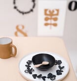 FOLK black | DIY set met 20 zwarte papieren ornamenten