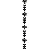 FOLK black | DIY set met 20 zwarte papieren ornamenten