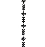 FOLK ornaments - black