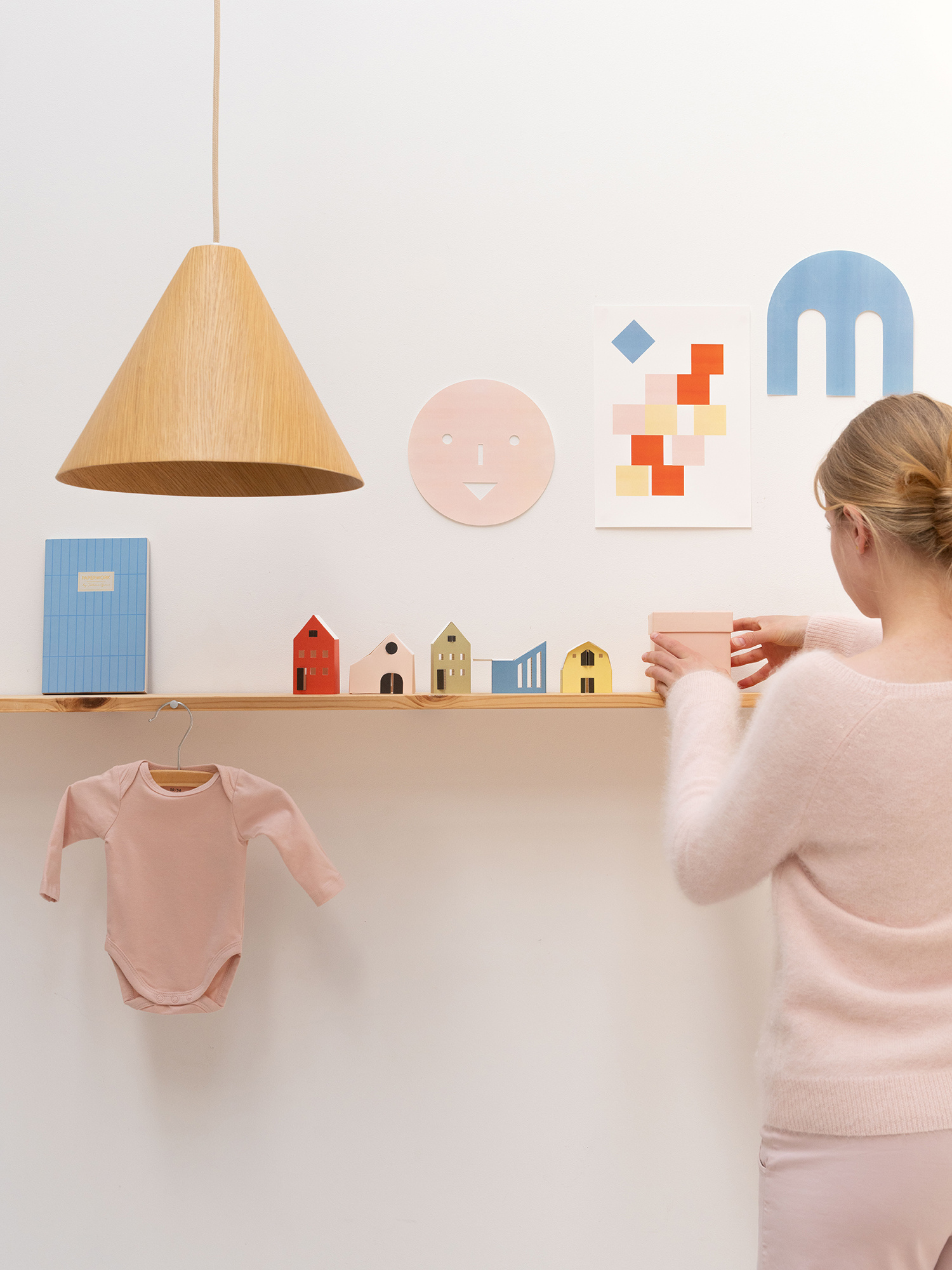 Jurianne Matter NOOK tiny houses  - bright:  5 papieren huisjes in vrolijke kleuren, DIY set