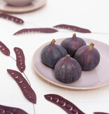 DIY kit with 8 burgundy paper flowers
