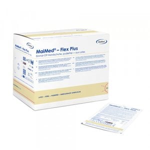 MaiMed Maimed-Flex Plus Latex, Poedervrije, Steriele Chirurgische Handschoenen - 50 paar