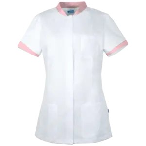 Verpleegschort Fleur - Pink van maat Small tot 2XL